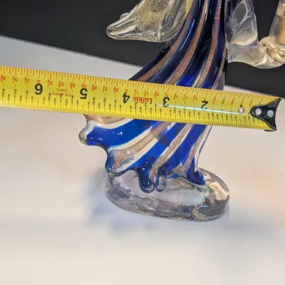 Murano Art Glass Angel Candle Holder