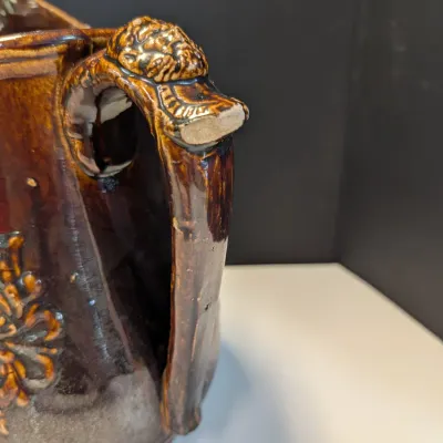 Various Pottery & Glass Decor (All the pieces have a crack or chips) See All Pictures