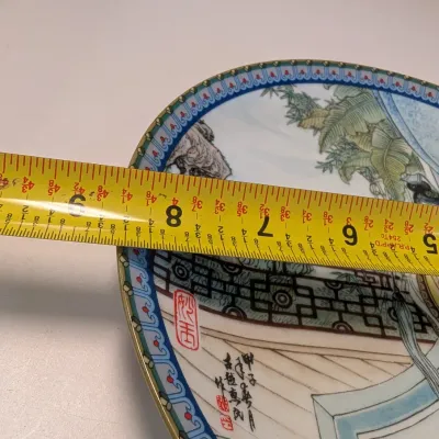 Bradex Russian Bradford Exchange Porcelain Plate Featuring Russian Folk Art & Fairy Tales & 1986 Imperial Jingdezhen Chinese Plates