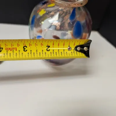 Decorative Glass Ornaments, Vase, & Glass