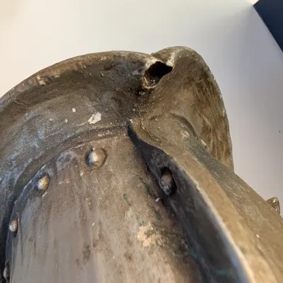 Various Pottery & Glass Decor (All the pieces have a crack or chips) See All Pictures