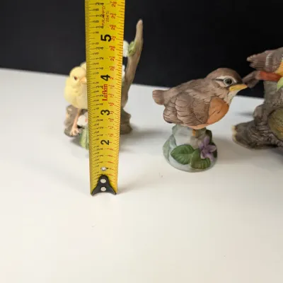 Pair Of Robin Figurines, 1 Robin Is By Andrea & Canary Figurine