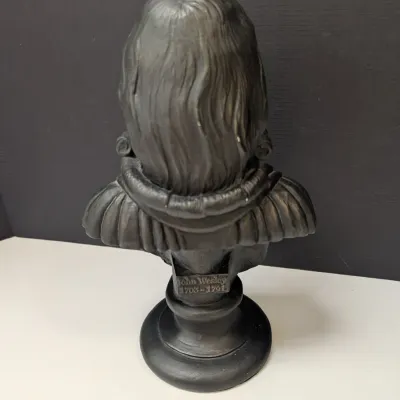 John Wesley Bust Scott Stearman Sculpture