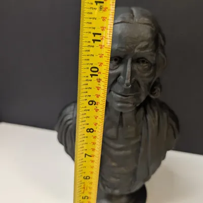John Wesley Bust Scott Stearman Sculpture