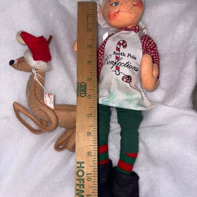 Sale Photo Thumbnail #254: Anna Lee Reindeer & Confections Chef - North Pole Figurers