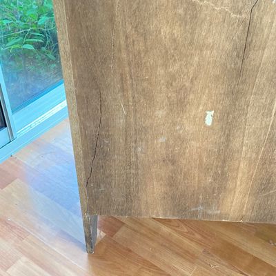LOT 99: Lawless Hardware Co. White Clad Wooden Cabinet
