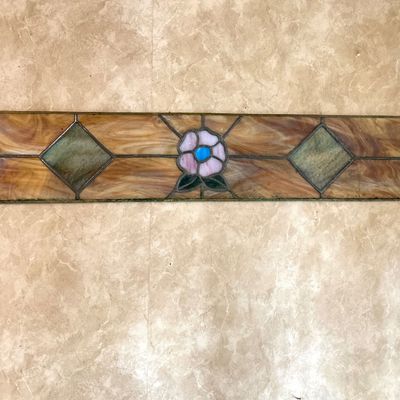 LOT 65: Stained Glass Wall / Window Art
