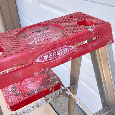 LOT 56: Pair of Werner Aluminum Step Ladders - 4 Foot and 6 Foot