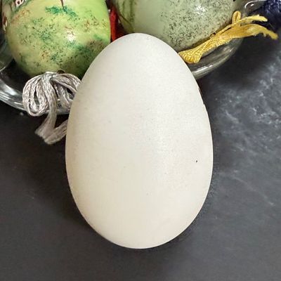 LOT 50: Collection of Hand-painted Egg Shells and Ceramic Eggs and Egg Dish