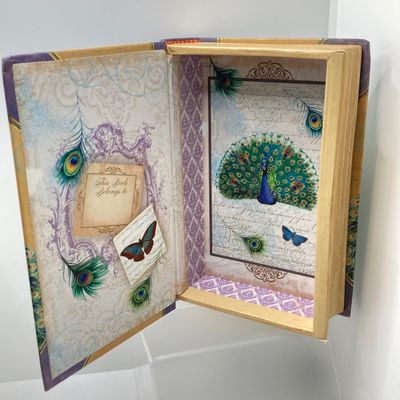 LOT 102: The Peacock Collection - Assorted Peacock Decor (Tracy Porter Serving Plate, Napkin Holder, Coalport Tea Cup / Saucer) and More