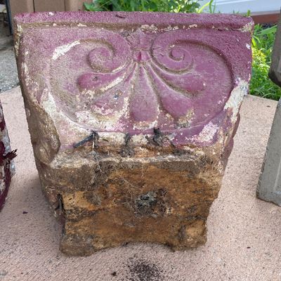 LOT 73: Six Outdoor Concrete Planters