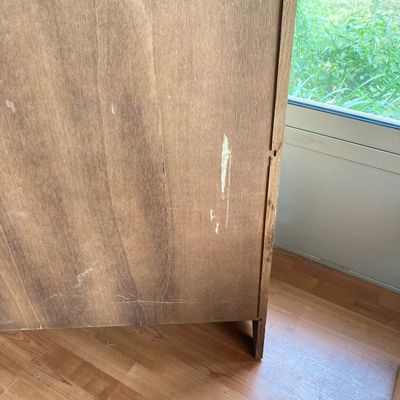 LOT 99: Lawless Hardware Co. White Clad Wooden Cabinet