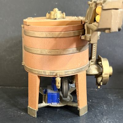 LOT 124: Mr Peanut Cast Iron Bank, ERTL Maytag Ringer Washing Machine Model, Mini Radio, Typewriter Teapot and More