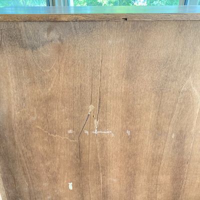LOT 99: Lawless Hardware Co. White Clad Wooden Cabinet