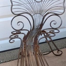 LOT 89: Unique Find - Metal Butterfly Chair