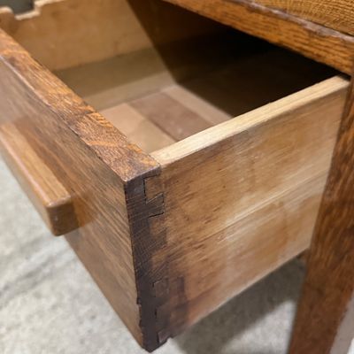 LOT 33: Antique/Vintage Wood Desk