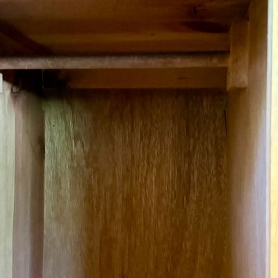 LOT 29: Wooden Wardrobe with Shelves