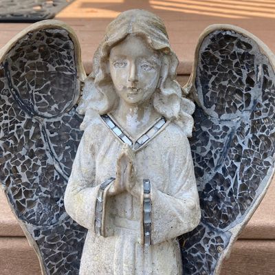 LOT 84: Large Collection of Assorted Cherubs and Angel Garden Decor