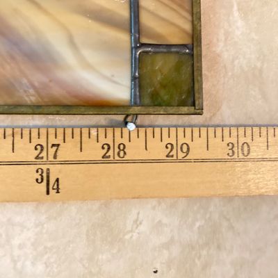 LOT 65: Stained Glass Wall / Window Art