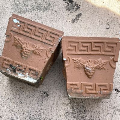LOT 73: Six Outdoor Concrete Planters