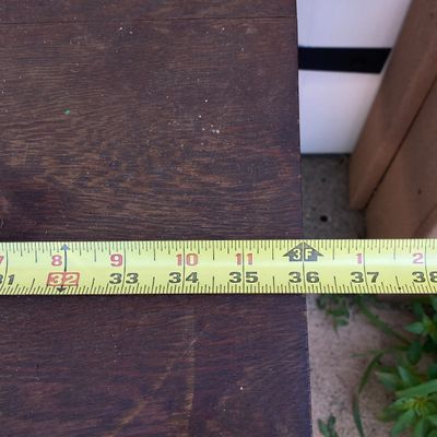 LOT 61: Antique / Vintage Mission Style Wood Table