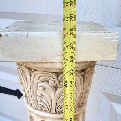 LOT 57: Collection of Pedestals - Stone, Ceramic and More