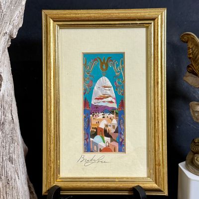 LOT 126: Signed Framed and Numbered Art by Bracha Lavee and Assortment of Angels