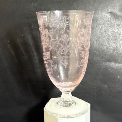 LOT 127: Fostoria Navarre Blue Stemmed Glasses and an Assortment of Other Color Glasses and More