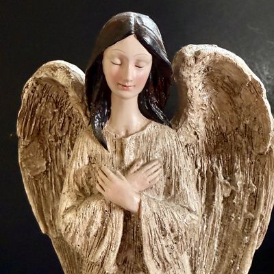 LOT 126: Signed Framed and Numbered Art by Bracha Lavee and Assortment of Angels