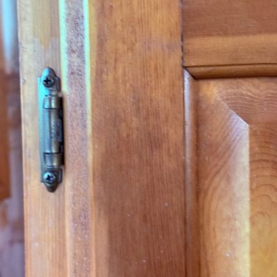 LOT 29: Wooden Wardrobe with Shelves