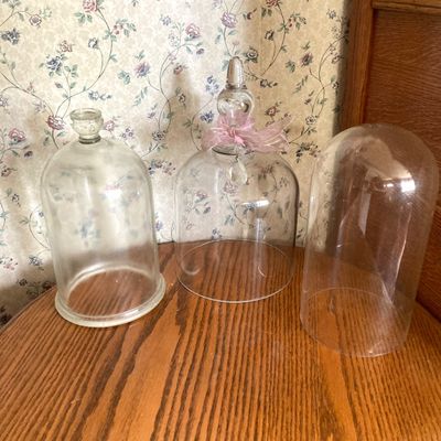 LOT 94: Collection of Planters, Vases, Faux Floral Arrangements, Cloches, Limoge's France and More