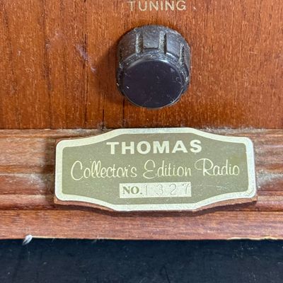 LOT 122: Large Poly-resin 18” Beethoven Bust, Thomas Collector’s Ed Radion Model BD=109 and Record Bowl