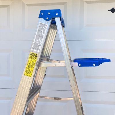 LOT 56: Pair of Werner Aluminum Step Ladders - 4 Foot and 6 Foot