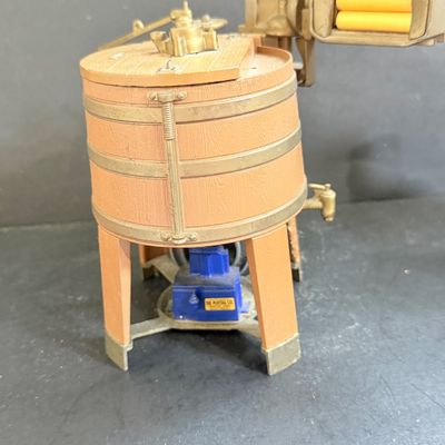 LOT 124: Mr Peanut Cast Iron Bank, ERTL Maytag Ringer Washing Machine Model, Mini Radio, Typewriter Teapot and More