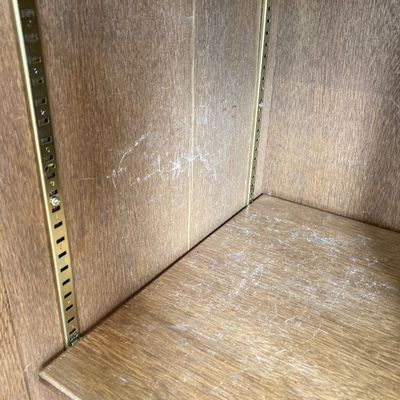 LOT 99: Lawless Hardware Co. White Clad Wooden Cabinet