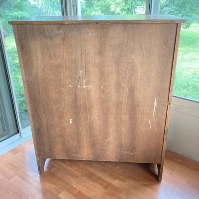 LOT 99: Lawless Hardware Co. White Clad Wooden Cabinet