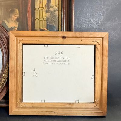 LOT 123: Collection of Framed Victorian Photos and More Including a Framed Tile