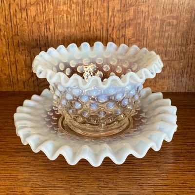 LOT 104: Vintage French / Victorian Style Hand Painted Decor - Silesia Germany Bowl and More