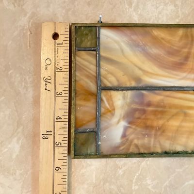 LOT 65: Stained Glass Wall / Window Art