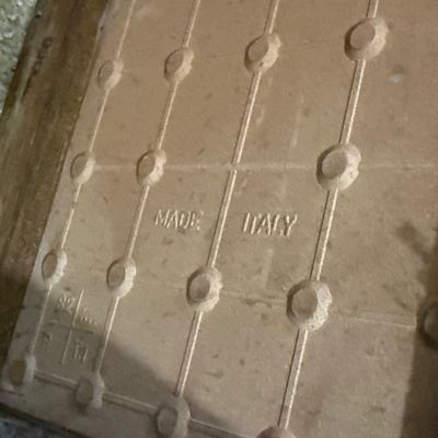 LOT 34: Square Italian Tile and Wood Stand/Table, Metal and Wood Top Stand and More