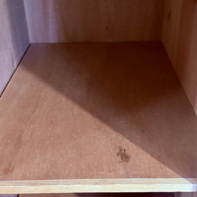 LOT 29: Wooden Wardrobe with Shelves