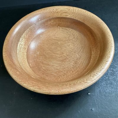 LOT 49: Ukrainian Style Fork Art Wood Eggs, Plate and Scarf and Signed Wooden Bowl