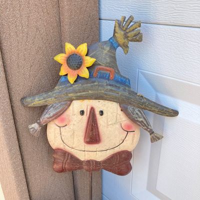 LOT 58: Large Collection of Outdoor Holiday Decorations - Metal, Wood and Plastic Varieties
