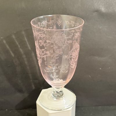 LOT 127: Fostoria Navarre Blue Stemmed Glasses and an Assortment of Other Color Glasses and More