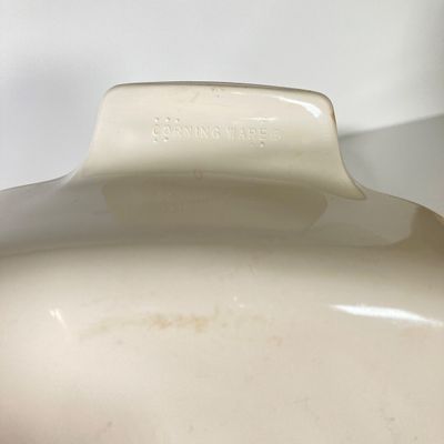 LOT 174: Kitchenware and Bakeware Collection - Corning Ware, Lailani Genuine Monkey Pod Olive Dish, Tea Kettle, Made in Poland Ceramic...