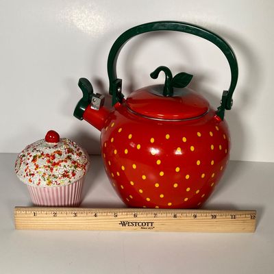 LOT 174: Kitchenware and Bakeware Collection - Corning Ware, Lailani Genuine Monkey Pod Olive Dish, Tea Kettle, Made in Poland Ceramic...