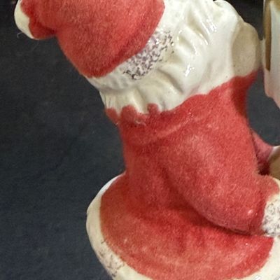 LOT 112: Vintage Napco Noel Santa and Mrs Claus Salt and Pepper Shaker