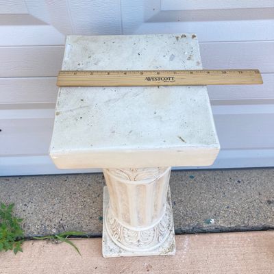 LOT 57: Collection of Pedestals - Stone, Ceramic and More
