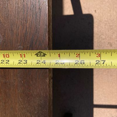LOT 61: Antique / Vintage Mission Style Wood Table