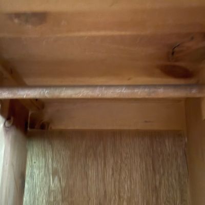 LOT 29: Wooden Wardrobe with Shelves